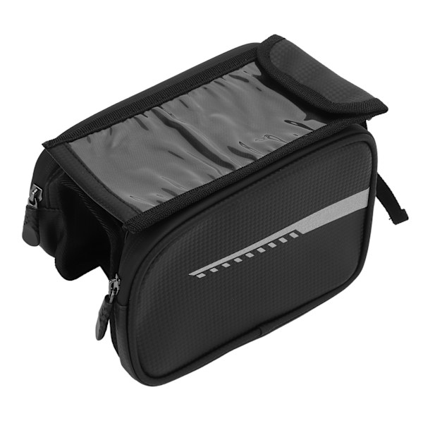 Cykel Taske Vandtæt Top Tube Telefon Taske Forramme Mountain Bicycle Touch Screen Mobiltelefon Holder Pouch