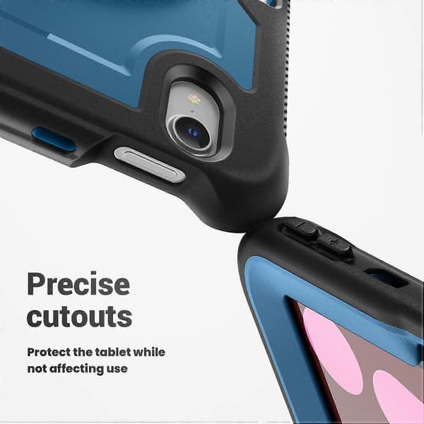 Case for iPad mini (2024)/(2021) Compatible Stand PC+Tablet Case with Shoulder Strap