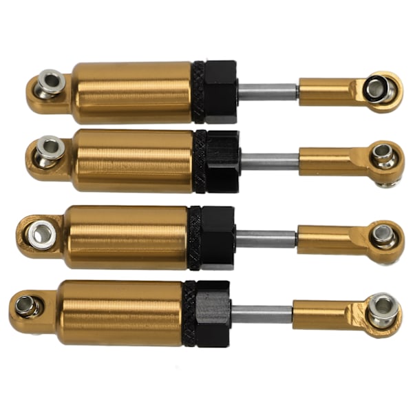 4 kpl/setti Metallinen säädettävä iskunvaimennin MN 1/16 RC-automallille Päivitysosia Kulta
