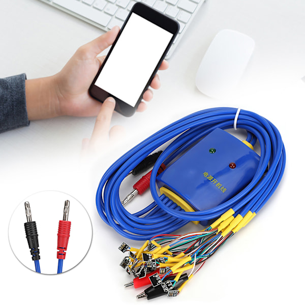 S115 Plastik Strømforsyning Testkabel Smart Beskyttelse Sikker Mobiltelefon Reparation Boot Line til Android til IOS