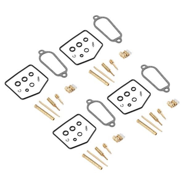 4 Set Motorcykel Förgasare Reparations- och Ombyggnadssats KH‑1213NR Passar för Honda CB400F 1975‑1977