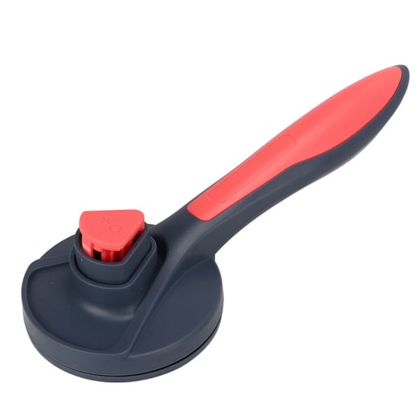 Ergonomisk Pet Slicker-borste med halkfritt grepp, självrengörande pälskam för katter, rosa