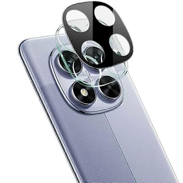 For Xiaomi Poco X7 5G/Xiaomi Redmi Note 14 Pro 5G Camera Lens Protector WANLONFENG HD All Black
