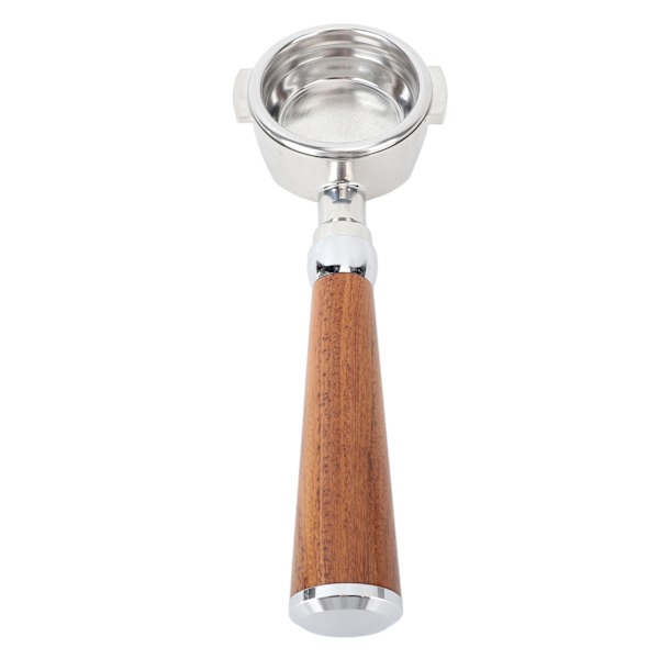 58mm pohjaton portafilter puukahvalla sopii Expobar E61:lle Flair 58:lle Sanremolle Faema Tracwoodille