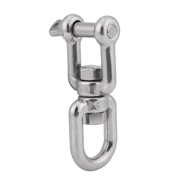 Heavy Duty 304 Rostfritt stål Svängring Snap Rolling Shackle Device (12mm)