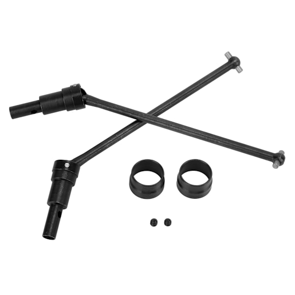 2 kpl metallia etu- ja takavetoakselia JLB 1/10 RC-kuorma-autolle, karkaistu teräs, universaali vetoakselit