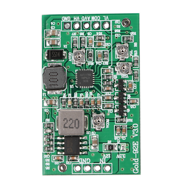 Boost Board Modul LCD TCON Kort VGL VGH VCOM AVDD 4 Justerbara Gold-92E Zhide