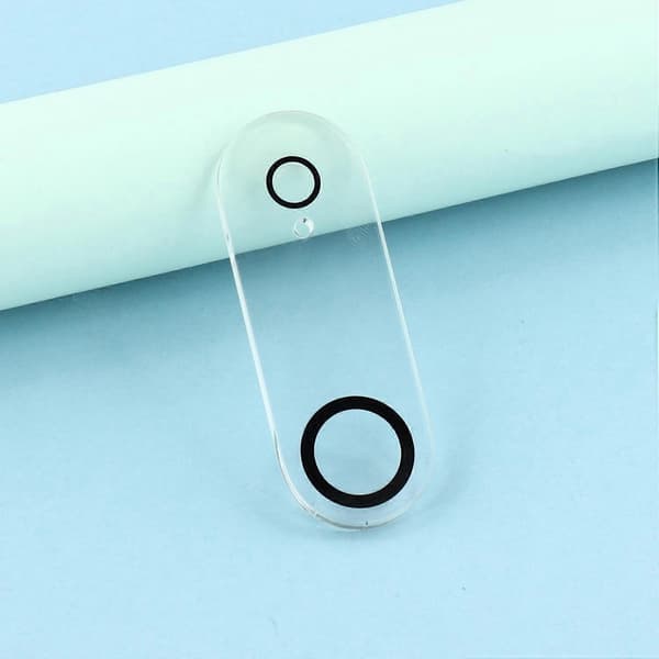 2 st iPhone 17 Air Kameralinsskydd Silke Tryck Linsskydd 3D Arc Edge