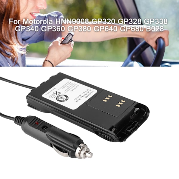 12 V Batterieliminator for Motorola HNN9008 GP320 GP328 GP338 GP340 GP360 GP380 GP640 GP680