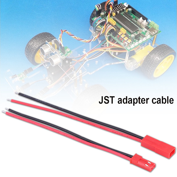 20 kpl JST-urosjohtoja, 20 kpl JST-naarasjohtoja, 24 AWG 2-nastainen liitäntäjohto RC Lipo-akulle