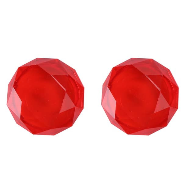 Silikon Kontroll Thumb Stick Grepp Joystick Knapp Skydd Universal för PS3/PS4 Röd