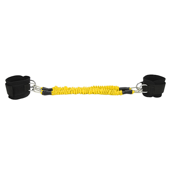 2 stk Fitness Ankelbånd Høj Elasticitet Holdbar Øg Muskelstyrke Forbedre Hoppeevne Kabel Ankelrem Gul 15 Pounds