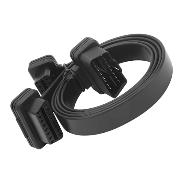 OBD-jatkokaapeli 16-nastainen liitin Diagnostiikkatyökalu Uros kaksoisnaaras kyynärpääsovitin 50 cm