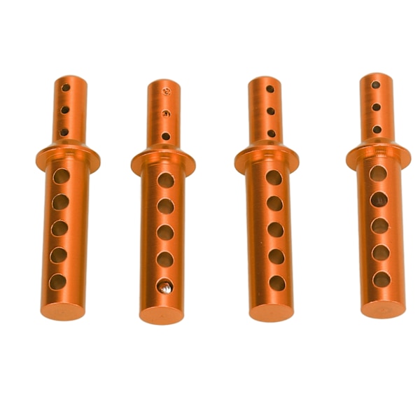 RC karossstolpe för 1/10 HSP 94111 94108 94188 08007 Höghållfast aluminiumlegering RC Car Shell Column med Car Shell Spänne Guld