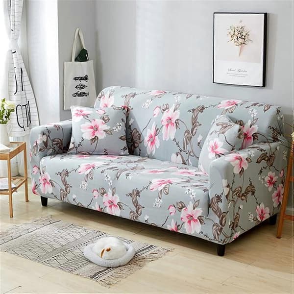 Sofatrekk elastisk stretch sofatrekk, for 1-seter. L-formet hjørnesofa krever to