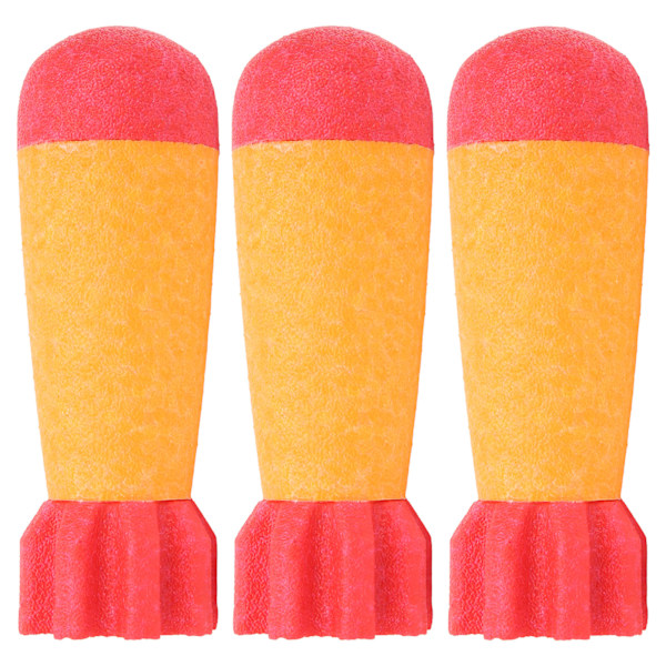 3st EVA Hollow Foam Dart Shooting Ball Mjukt skum Rocket Ball Shooting Game för pojkar och flickor