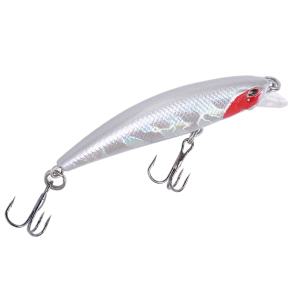 Fiskedrag 3D Vivid Eyes 6,8 cm ABS Plast Slitstark Naturlig Robust Minnow Lure för havsvatten Sötvatten Färg 5