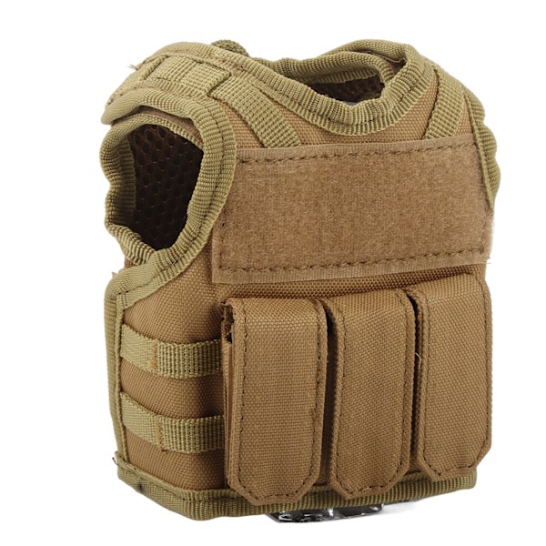 Ølboksvestdeksel Nylon Mud Farge Øl Miniatyrvest for Boksdrikker Bardekorasjoner