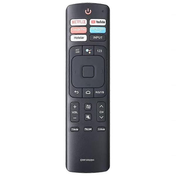 Typ A ERF3R69H Remote Control for Hisense TV Ergonomic ABS Handheld Controller