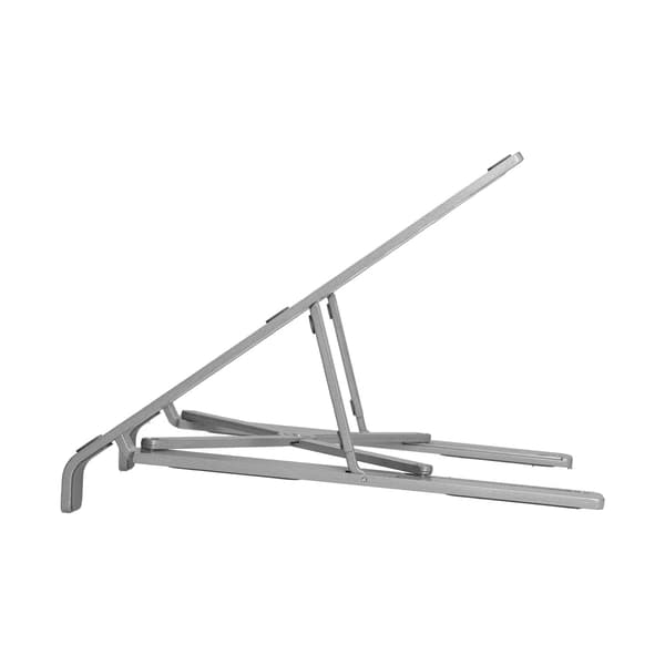 Bärbart hopfällbart laptopställ i aluminiumlegering, datorställ, kylställ, silver