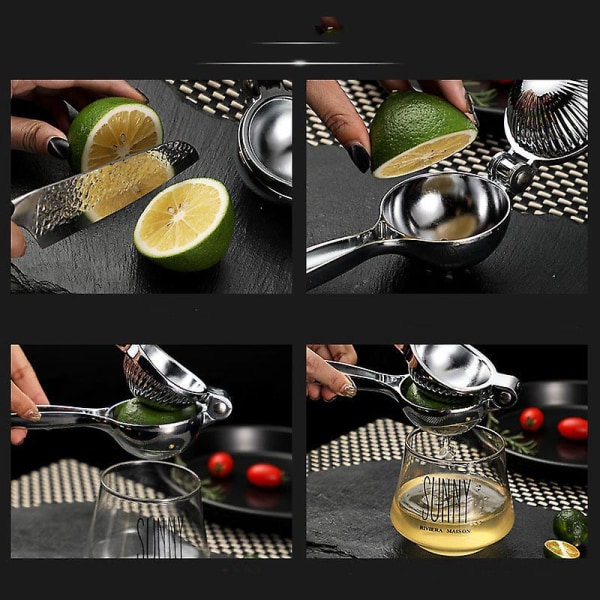 Zinklegering manuell citrusfruktpressare med spak för citron, apelsin och andra frukter