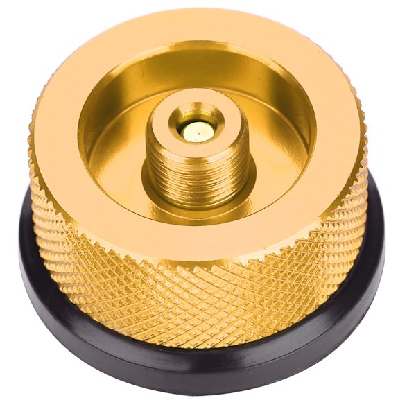 Utomhusspis Brännare Adapter Ingång Skruv Typ Omvandlare Kontakt Ventil Gastank Adapter Guld