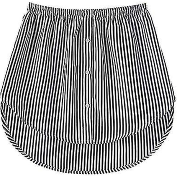 Justerbar minikjol för damer Skjorta Extender XL Stretchig fåll falska för flickor och kvinnor