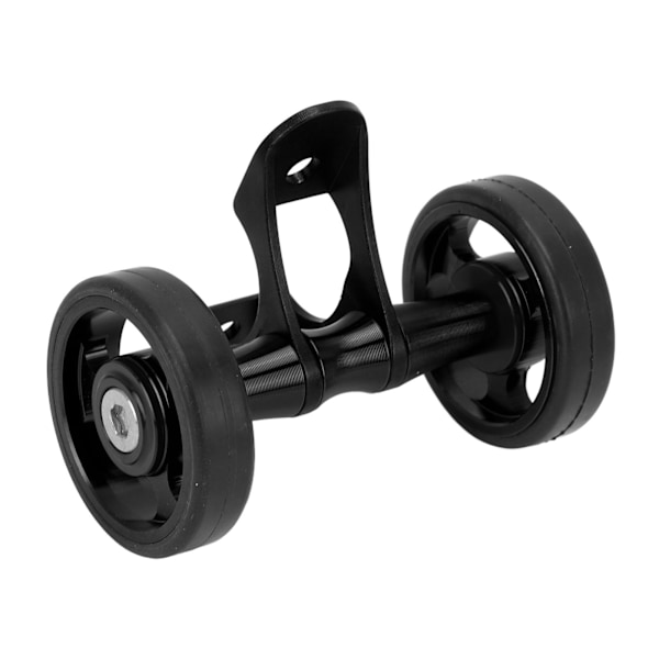 Sykkel Skvettlapper Easywheel Skvettlapper Ruller Hjul Dobbelt Hjul for Brompton Folding Bike for DahonBlack