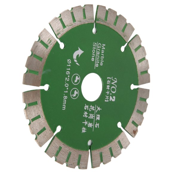 Diamantsagblad Skjæreskive Turbo Felgsagblad Stein Turbo Skjæring Ripple NO.2 Grønn