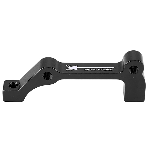 1 st Cykelskiva Cykelbromsfäste Bromsok Adapter PM A-F180 IS B-F203/R180 (B-F203/R180 Svart)