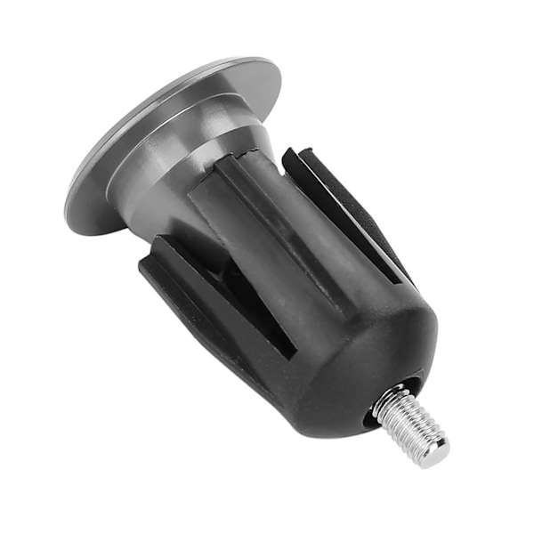 1 par aluminiumlegering sykkel sykkelstyre håndtak endestykker lokk deler (titanfarge)