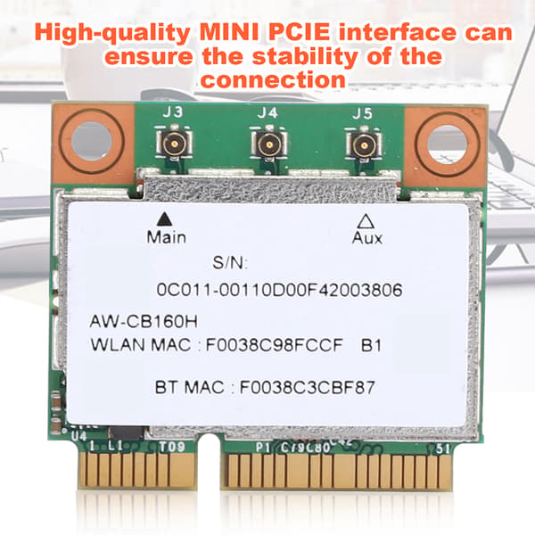 Netværkskort Gigabit AC1300M MINI PCI E Interface Support til Bluetooth 4.0 BCM94360HMB