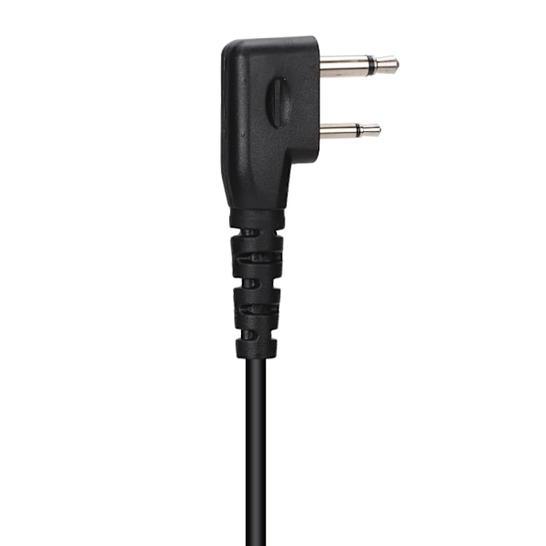 K head 120cm Bærbar Walkie talkie HD Headset Støjreduktion Intercom Øretelefon Sort