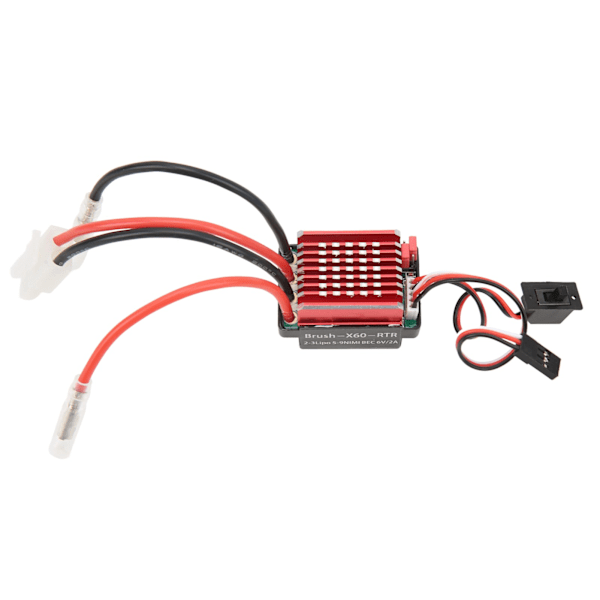 RC 60A Børstet ESC 6V 2A Elektrisk Hastighedskontrol til Traxxas til HSP til Redcat 1/10 RC Biler