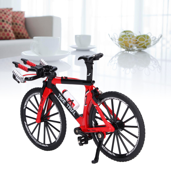 Finger maastopyöräseoksesta valmistettu minipolkupyörämalli kotiin pöydälle työpisteen toimistosisustuslahjat punainen Red