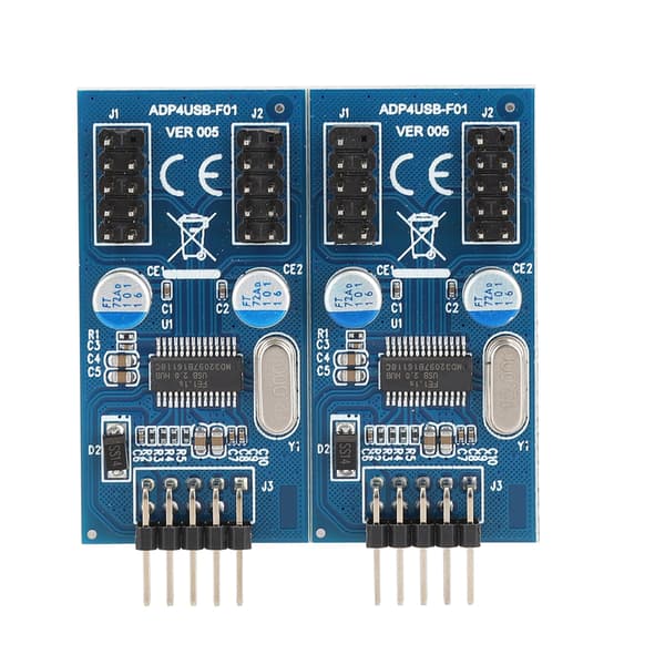 Bundkort 9-pin USB Head Multiplikator til WIN2000 / WinXP / 2003 / VISTA / 2008 / WIN 7/ WIN8 32 / 64BIT / Linux / MAC