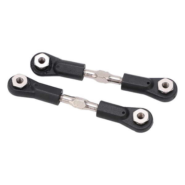 2 stk. RC Servo Link Styrestang 8020 Sort Styrekobling til ZD Racing 1/7 DBX07 EX 07