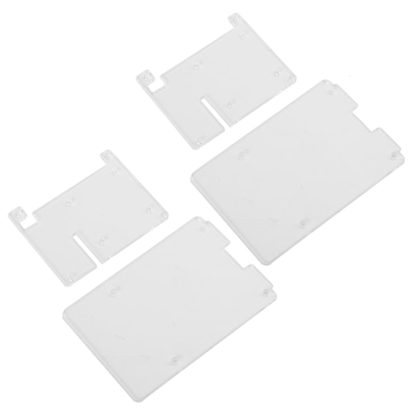 Akryl Etui Skall Kabinett Boks Transparent for Raspberry Pi 4b 3B HQCamera (Separat Skall)