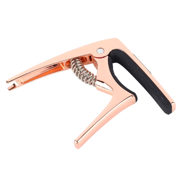 Gitarr Capo Metal 3 i 1 bärbar för akustiska elektriska gitarrer Ukulele tillbehör Rose Gold