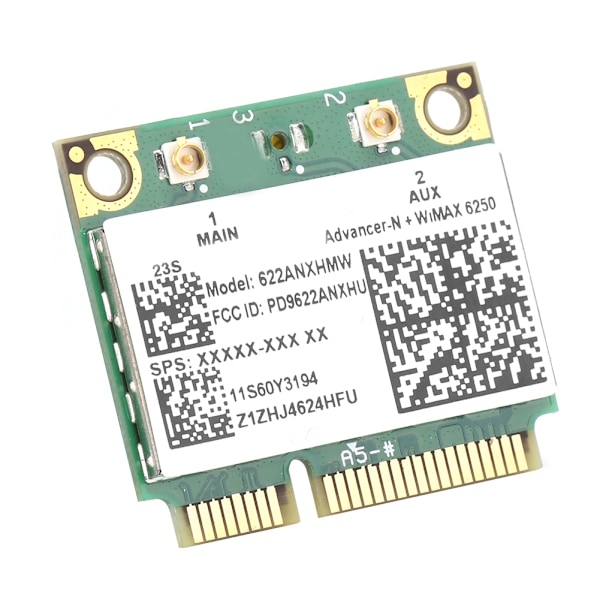Trådlöst Nätverkskort DualBand 300M 2.4 5G Wifi PCIE för Intel AdvancedN WiMAX 6250