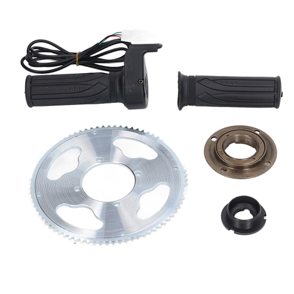 80T 25H 54mm Sykkelkrans Svinghjul Adapterkontakt Vridgassgrep for landeveissykkel
