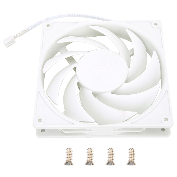 F140 Computer CPU Køleventilator 14cm Lav Støj Desktop Computer Køler Ventilator Hvid