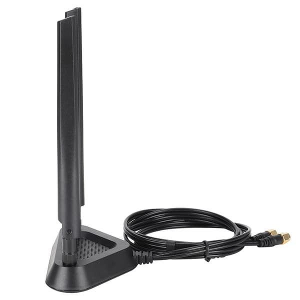 Dualbandantenn 2.4G / 5G SMA 6DB Rundstrålande Hög Förstärkning Extern Triangulär Bas