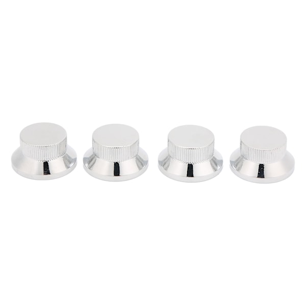 4 Stk Top Hat Knopper Elektrisk Guitar Lydstyrke Tonekontrol Metal til Potentiometer Bas