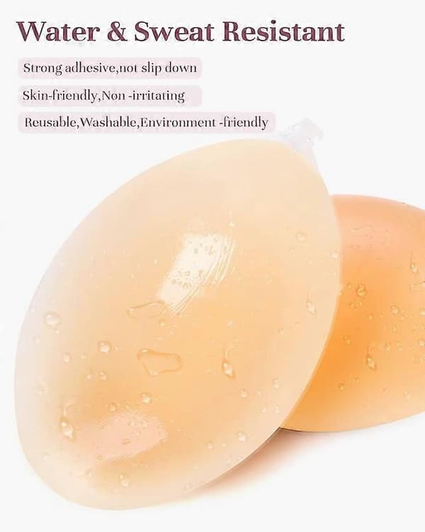 Self-Adhesive Strapless Bra, Invisible Push-Up Bra with Adhesive