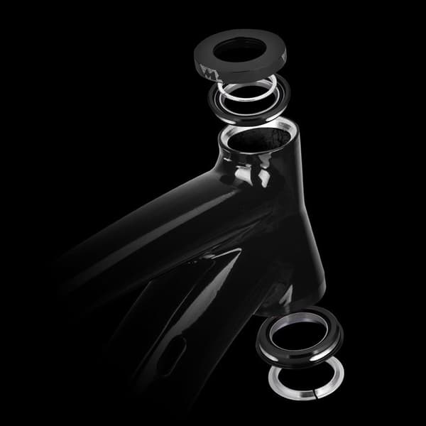 MEIJUN 44mm Cykel Elektroplettering Internt Forseglet Leje Headset (Sort)