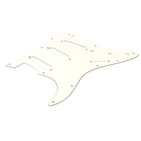 Gitar Pickguard Erstatning Aluminiumsfolie skjerming PVC Ripebeskyttelse Gitar Guard Plate GSSS32