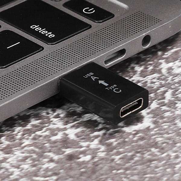 3 stk. USB3.0 Hann til Type C Hunn Adapter Kobling Universell Elektronisk Konverter (Svart)