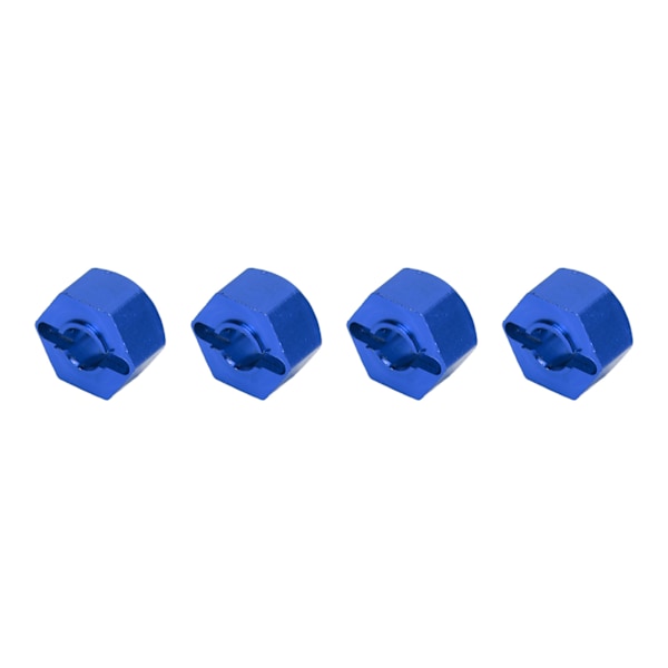 12mm Hex Hjulnavsadaptrar Aluminiumlegering RC Hex Hjulnavsadapter med Korsnyckel för RC Bil Uppgraderingar Tillbehör Mörkblå