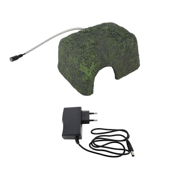 Opvarmet krybdyr hule krybdyr sten skjulested skjulested for slanger firben øge krybdyr appetit forbedre fordøjelsen 12V EU stik 100‑240V